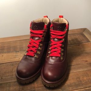 TORY BURCH combat boots!